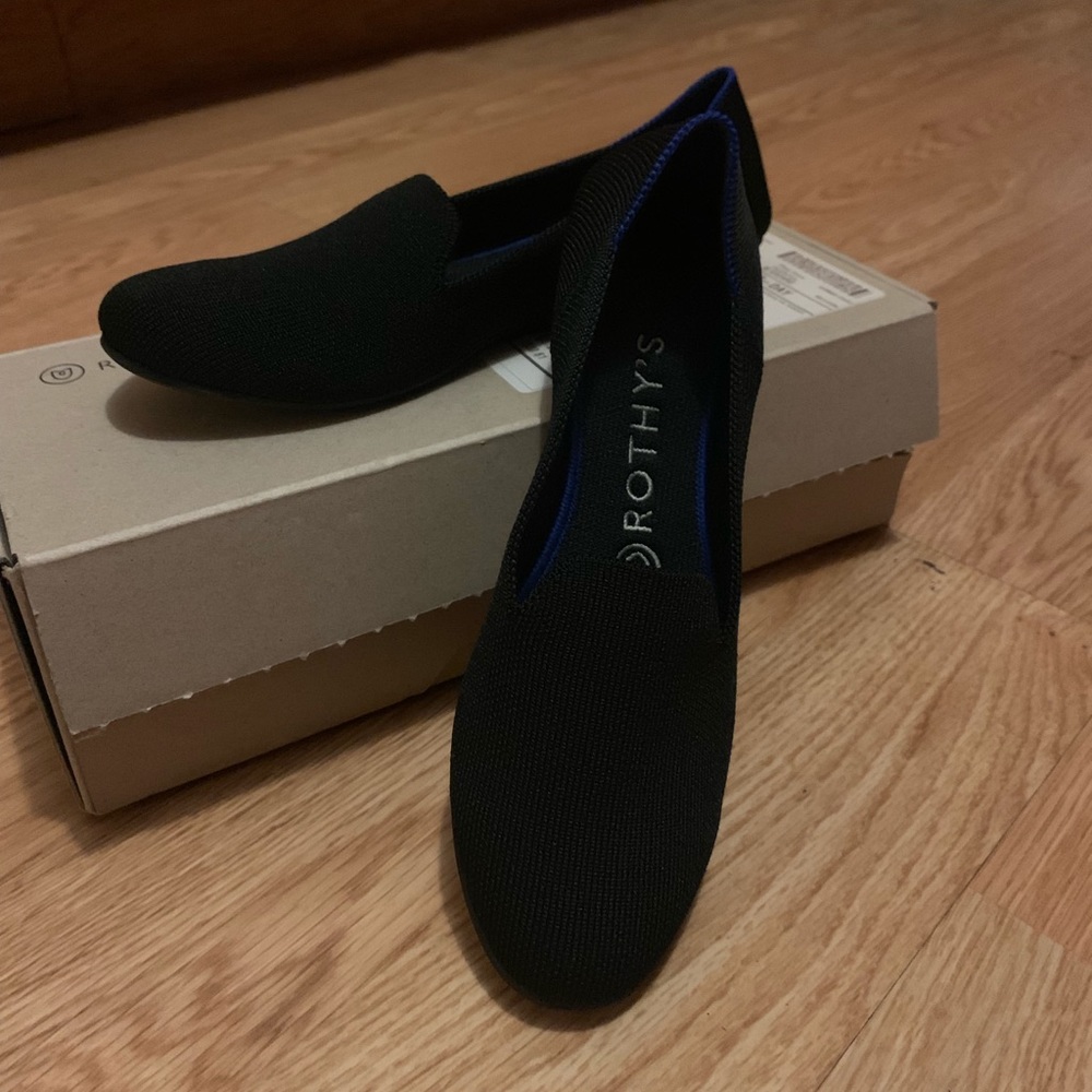 Rothy’s black loafer
